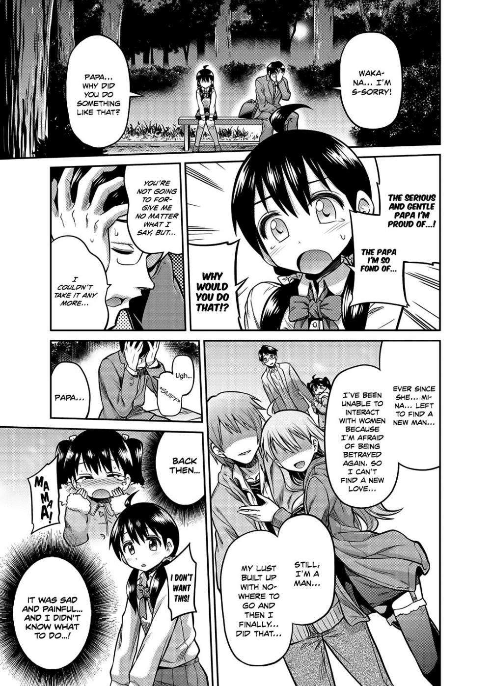 Hentai Manga Comic-Night of Incest - Father and Daughter at a Park-Read-3